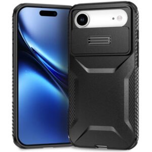 iPhone Air Sliding Camshield Phone Case Black