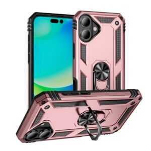 iPhone 17 Phone Case with Holder Rose Gold