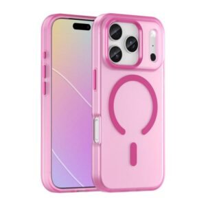 iPhone 17 Pro MagSafe Frosted Phone Case Pink
