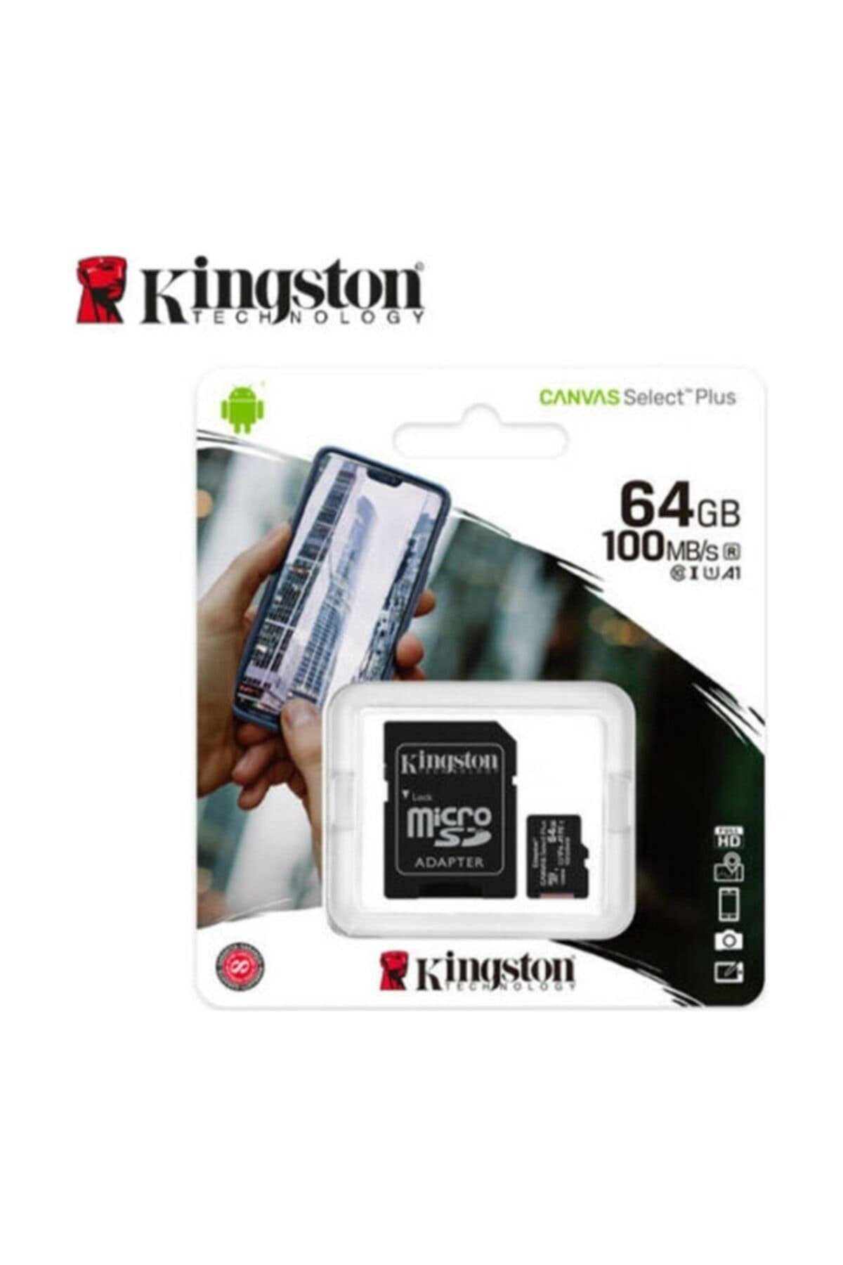 64GB Kingston Memory Card (Canvas Select Plus 100MB/s Read/1080P Recoding)