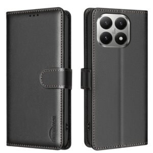 Xiaomi 15T 5G Litchi Texture Flip Leather Phone Case Black