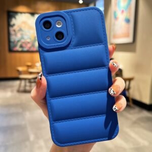 iPhone 15 Frosted Phone Case Blue