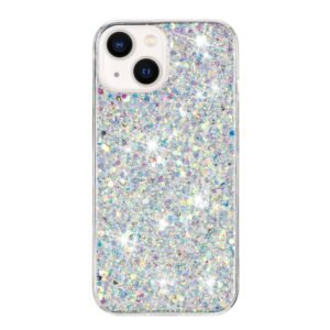 iPhone 15 Glitter Powder Phone Case White