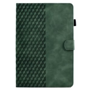 8.0 inch Universal Tablet Rhombus Embossed Leather Case Green