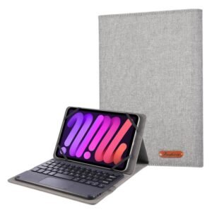 10-11 inch Fabric Texture Horizontal Flip Leather Universal Tablet Case Grey
