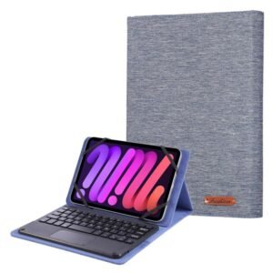 7-8 inch  Fabric Texture Horizontal Flip Leather Universal Tablet Case Blue