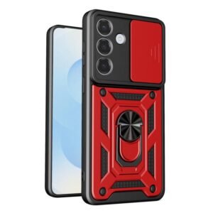 Samsung Galaxy S26 5G Sliding Camera Cover Phone Case Red