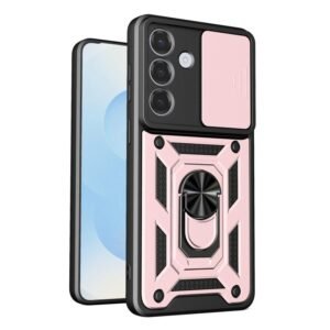 Samsung Galaxy S26+ 5G Sliding Camera Cover Phone Case Rose Gold