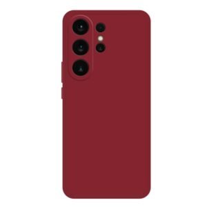Samsung Galaxy S26 Ultra 5G Silicone Phone Case Dark Red
