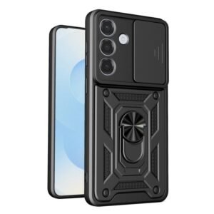 Samsung Galaxy S26 5G Sliding Camera Cover Phone Case Black