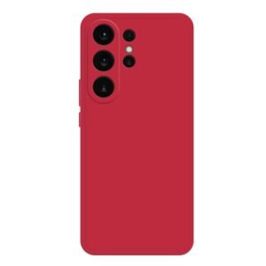 Samsung Galaxy S26 Ultra 5G Silicone Phone Case Dark Red