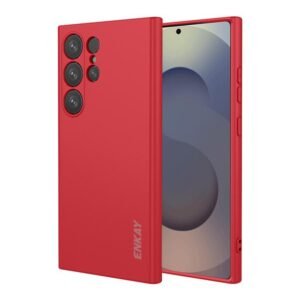 Samsung Galaxy S26 Ultra 5G ENKAY Liquid Silicone Phone Case Red
