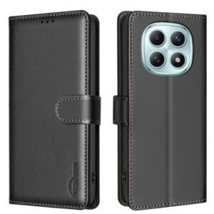 Xiaomi Redmi Note 15 5G Flip Leather Phone Case Black