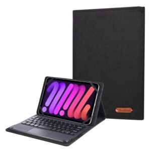 7-8 inch  Fabric Texture Horizontal Flip Leather Universal Tablet Case Black