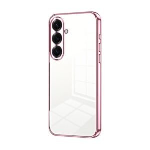 Samsung Galaxy S26 5G Transparent Phone Case Pink