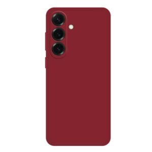 Samsung Galaxy S26 5G Silicone Phone Case Dark Red