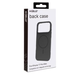 Celly Magsafe Case for Iphone 17 Pro Max, Black