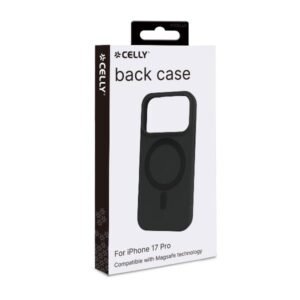 Celly Magsafe Case for Iphone 17 Pro, Black