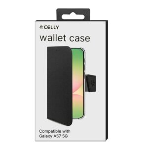 Celly Wally Case for Samsung Galaxy A57 5G, Black