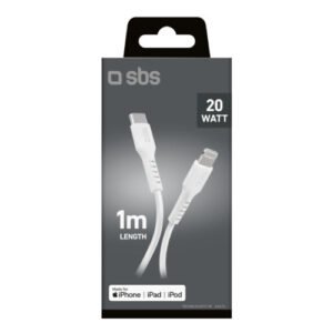 SBS 1m Lightning cable for data and charging